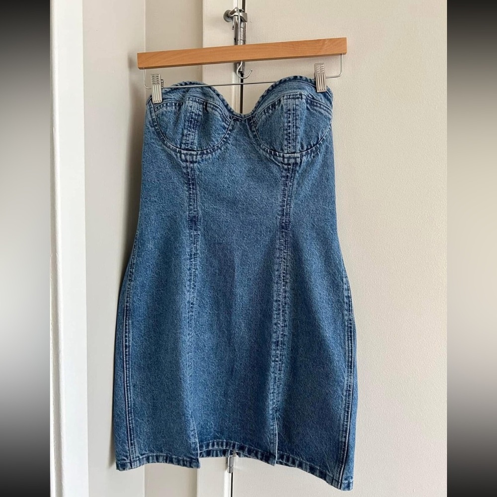 Lovers and Friends Alexis denim mini dress